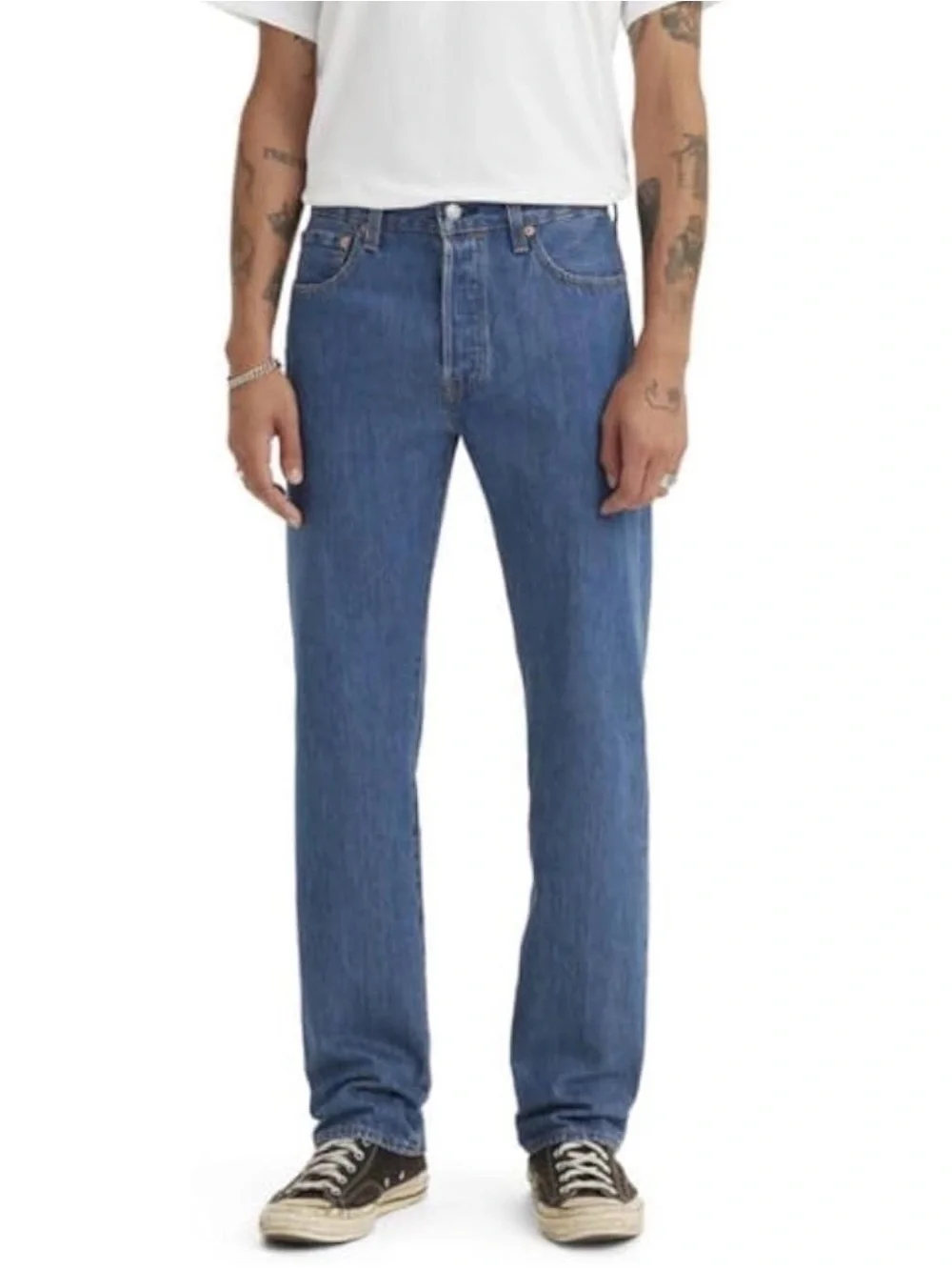 Levi's Men's 501 Original Fit Jeans Medium Stonewash